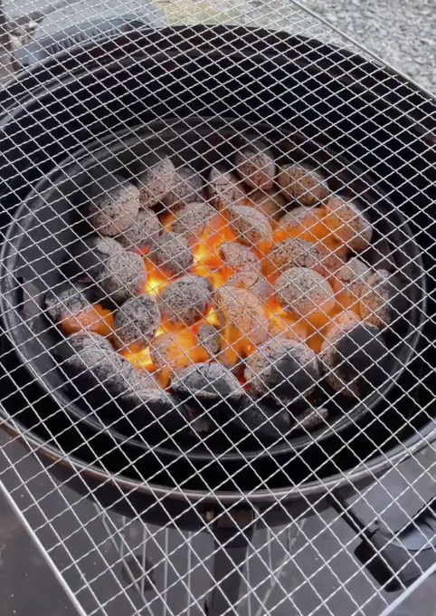 팔공산글램핑 개별 바비큐 공간